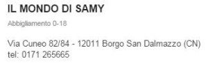 Il mondo di Samy